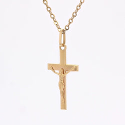 Croix du Christ or jaune - Castafiore