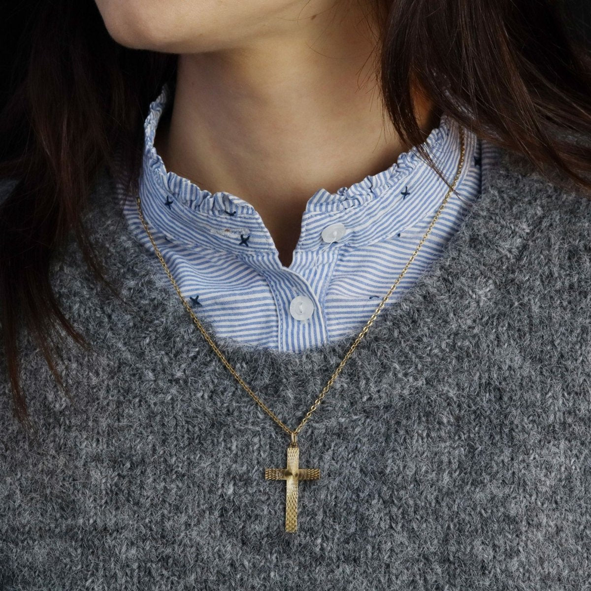 Croix or jaune rayonnant - Castafiore