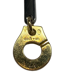 Bracelet Maille DINH VAN Menottes en or jaune et acier