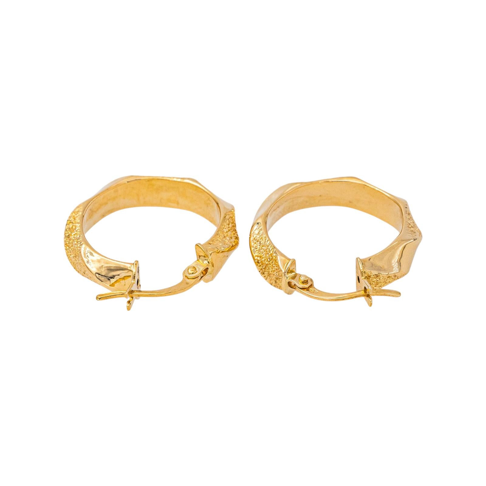 Boucles d'oreilles Créoles Or jaune