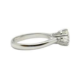 Bague Solitaire en or blanc et diamant