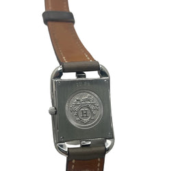 Montre HERMÈS "Cape Cod" PM en acier et cuir