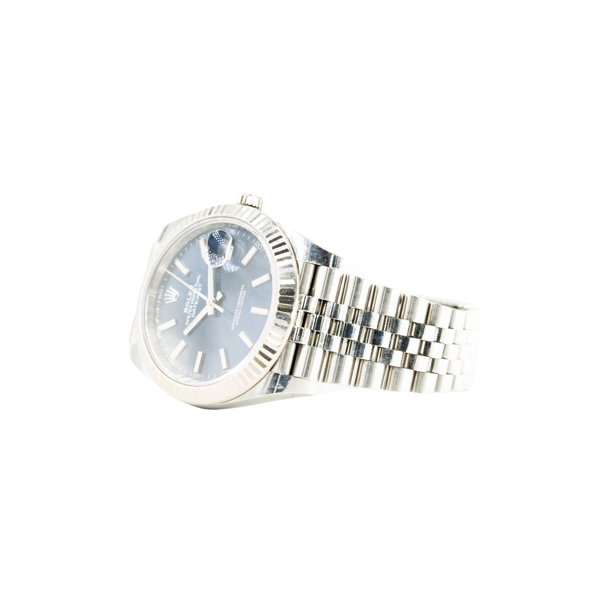 Montre ROLEX "Datejust 41" en acier et or blanc