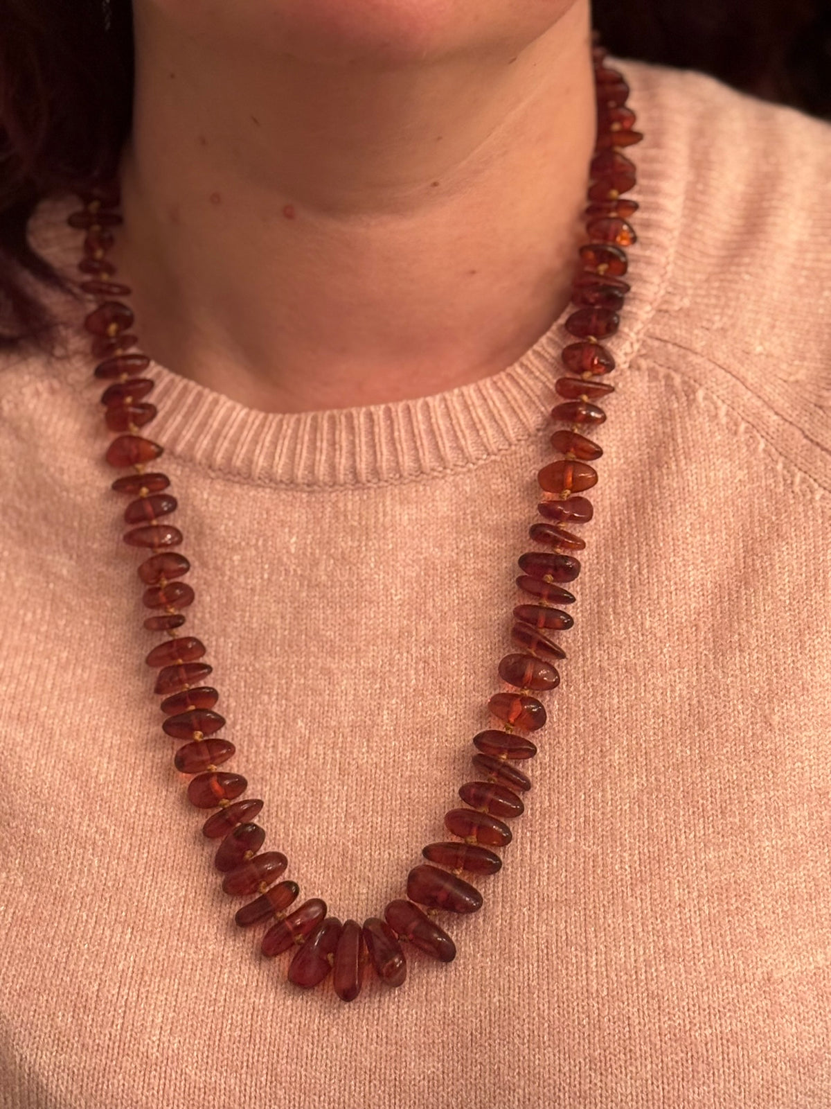 Collier En Perle d'Ambreflag