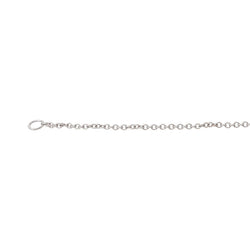 Balmain Collier Maille Forçat  Or blanc