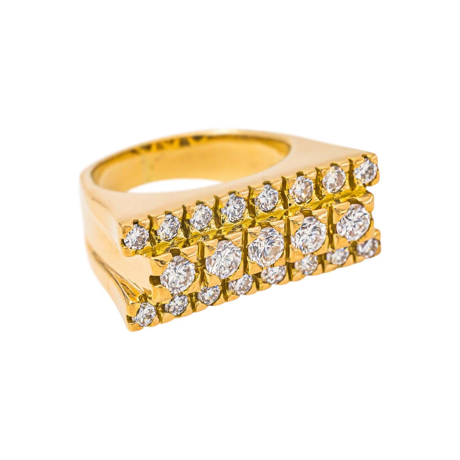 Bague Or jaune Diamant