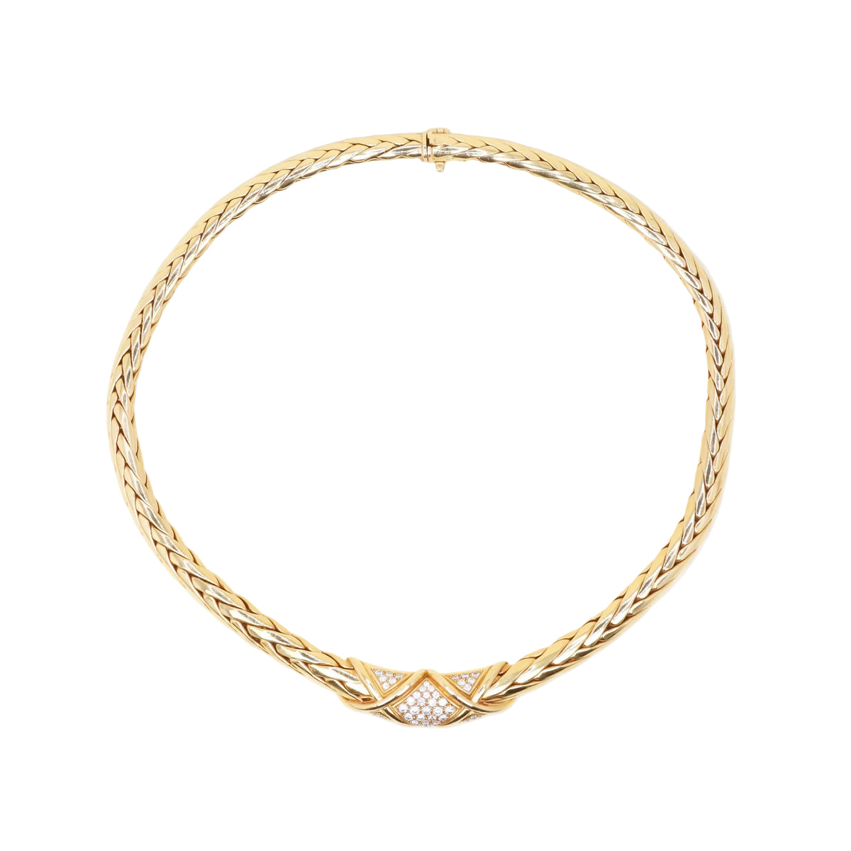 Collier Maille GAY FRÈRES en or jaune et diamants