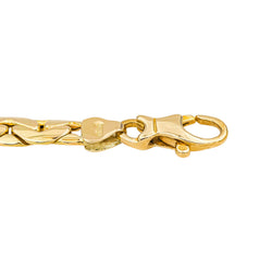 Bracelet Maille haricot Or jaune