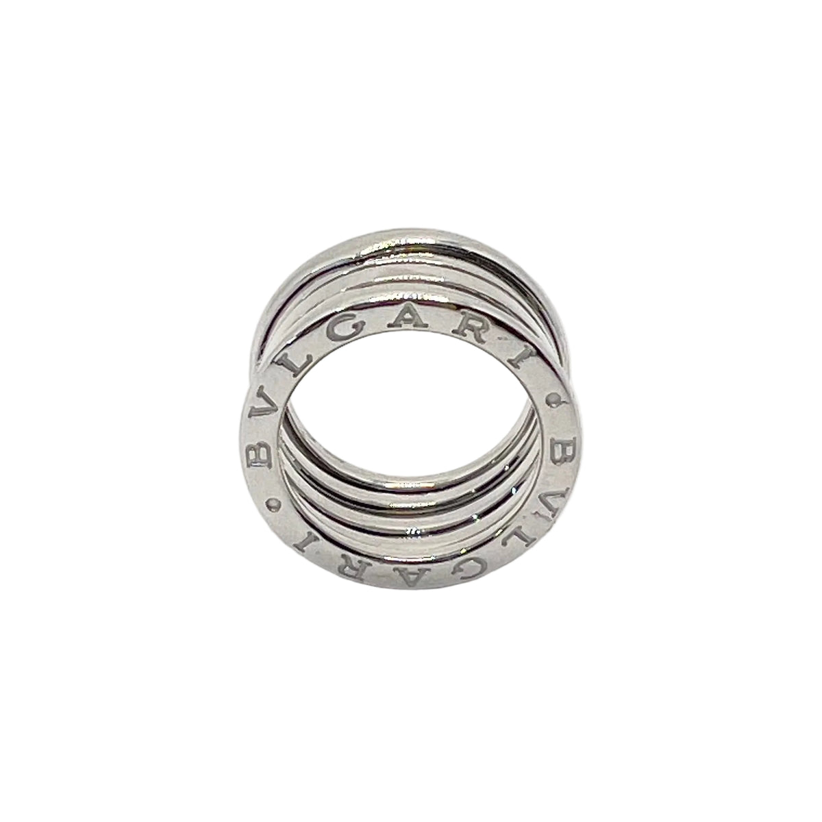 Bague Bandeau BULGARI "B.Zéro" en or blanc