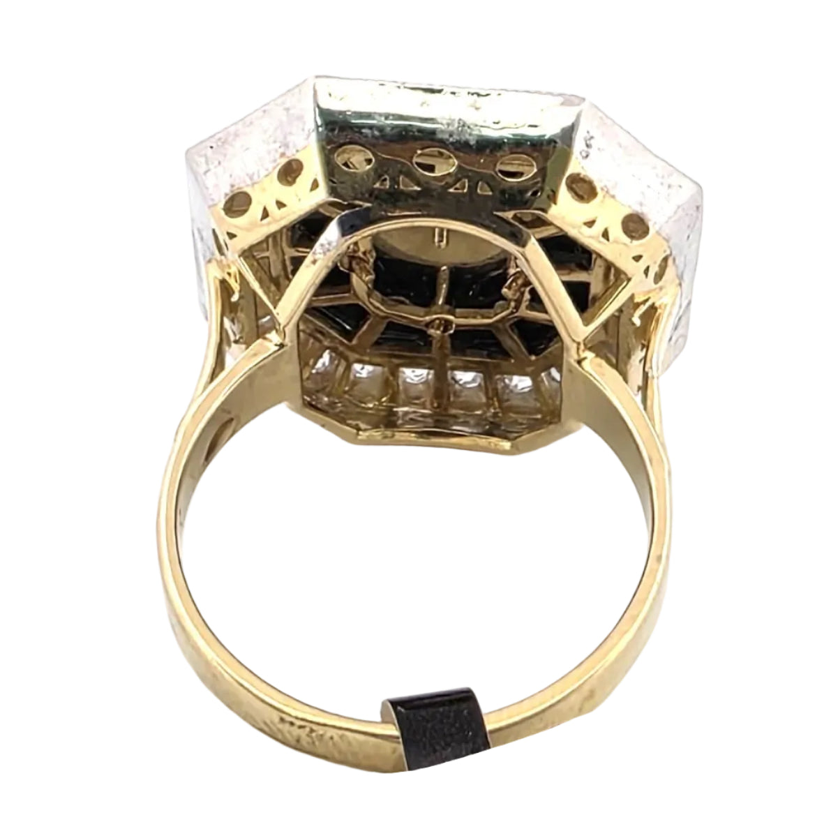 Bague Entourage en or blanc, or jaune et diamatns