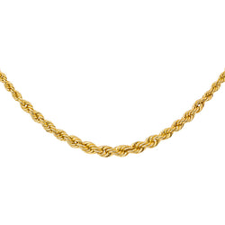 Collier Maille Corde Or jaune