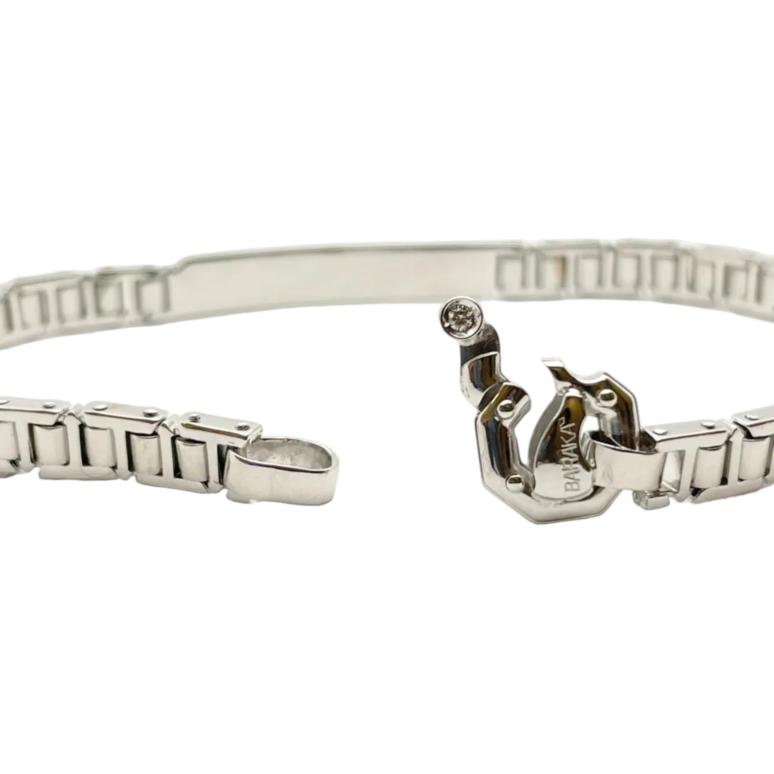 Bracelet Ligne BARAKA en or blanc et diamants