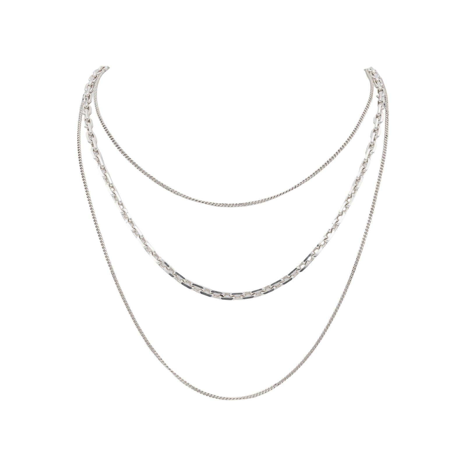 Christofle Collier Sautoir  Argent