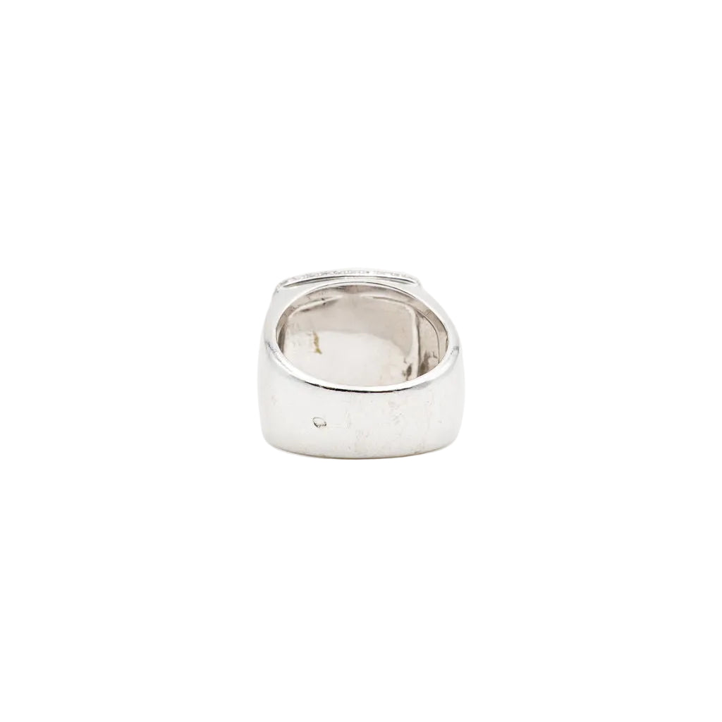 Bague FRED "Pain de sucre" en or blanc, tourmaline rose et diamants