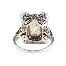 Bague Entourage en or blanc et diamants