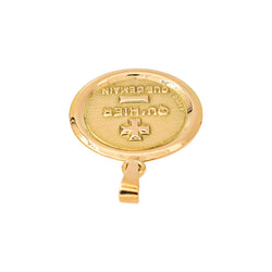 Augis Pendentif Médaille d'amour Or jaune