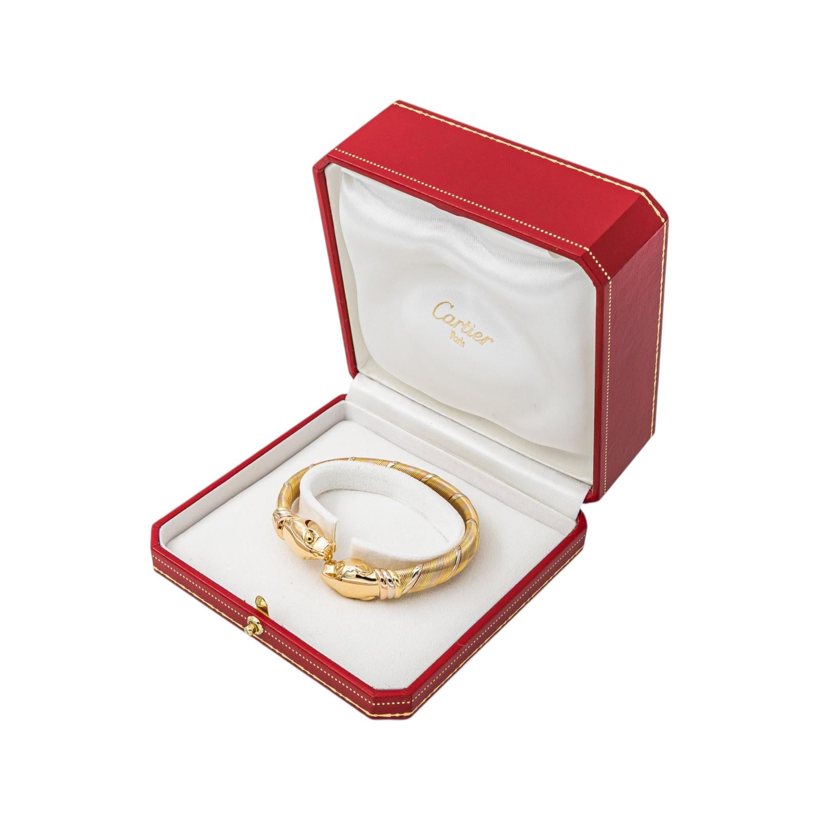 Cartier Bracelet Jonc Panthère Or jaune