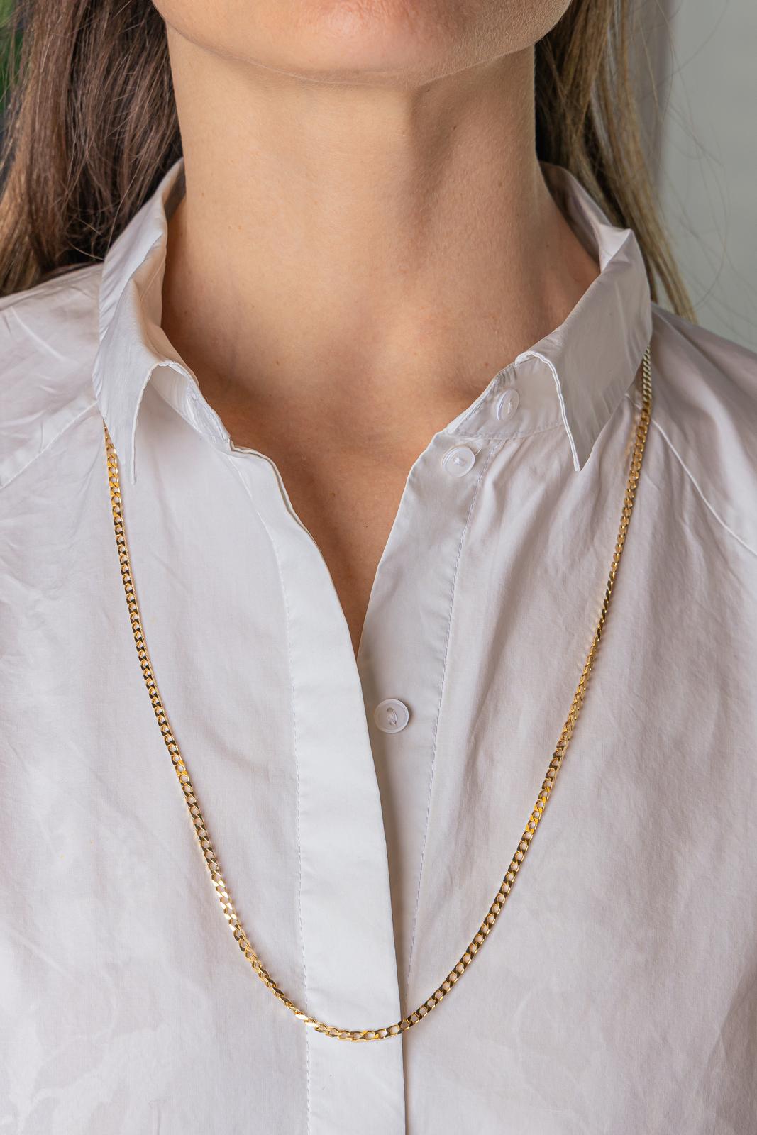Collier Maille gourmette Or jaune