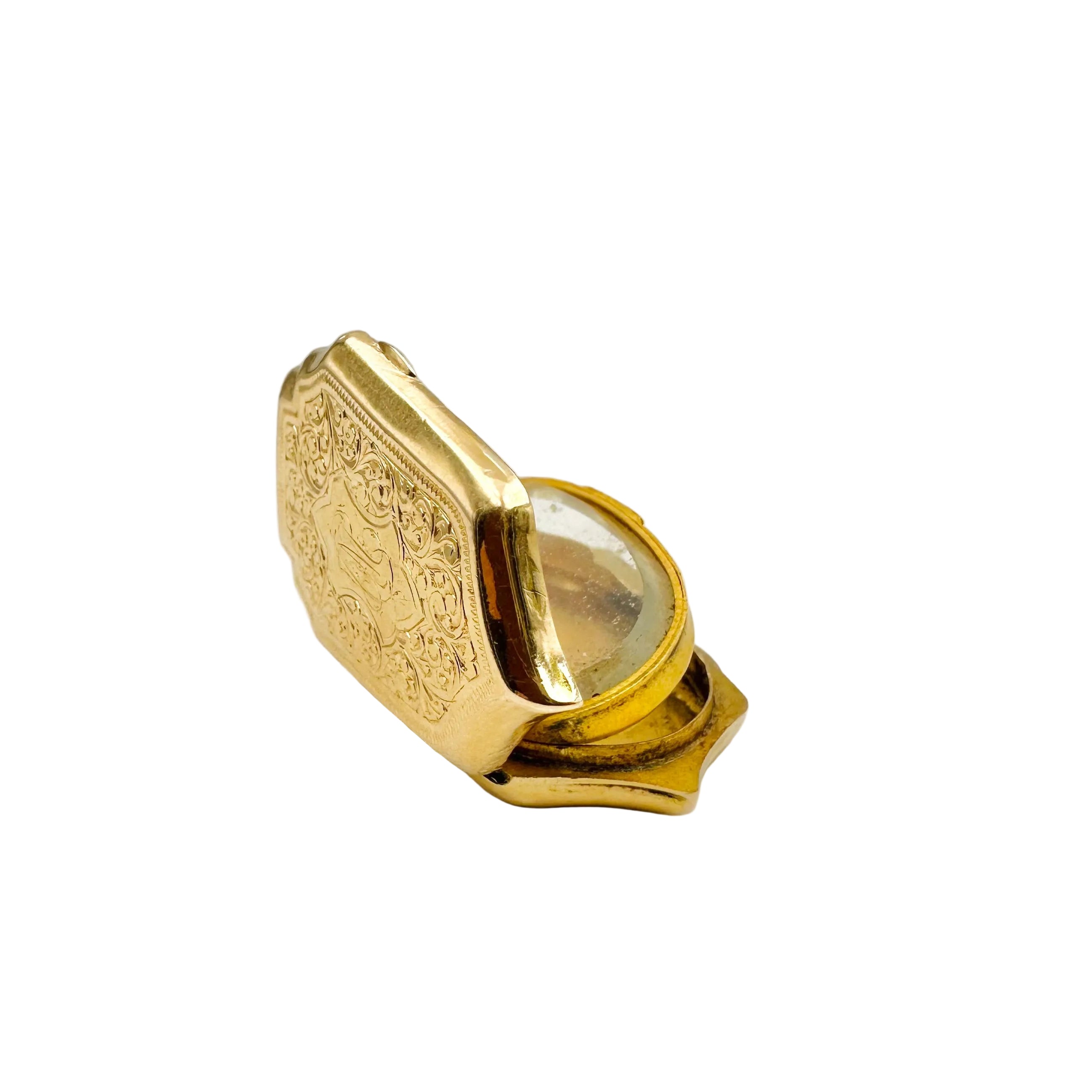 Pendentif Médaillon Ancien en or jaune