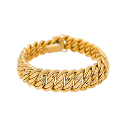 Bracelet Maille américaine Or jaune