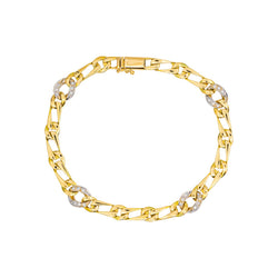 Bracelet Maille gourmette Or jaune Diamant