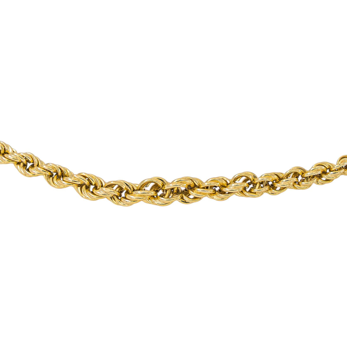 Collier Maille Corde Or jaune