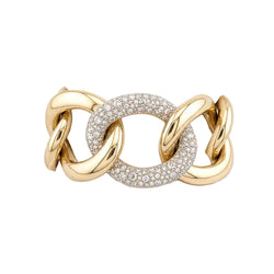 Bracelet POMELLATO "Tango" en or jaune et diamants
