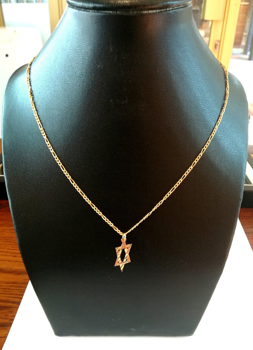 Collier Pendentif en or jaune et rose