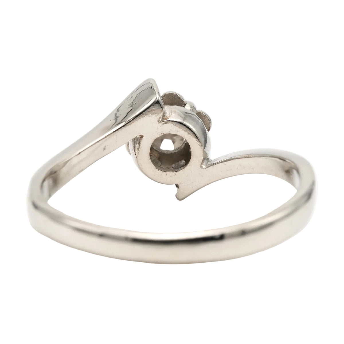 Bague Solitaire en or blanc et diamant