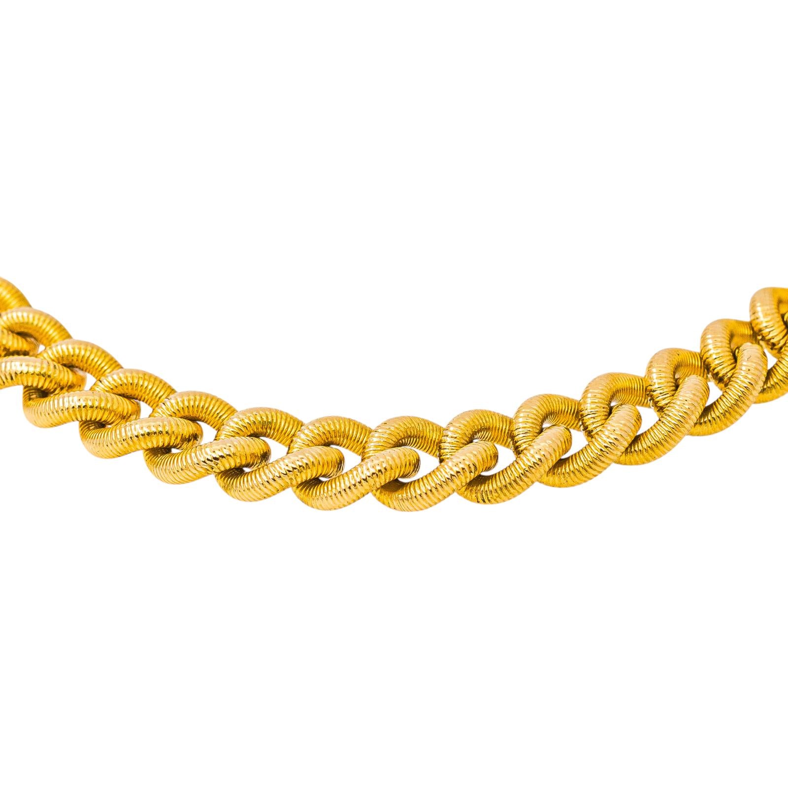 Bracelet Maille gourmette Or jaune