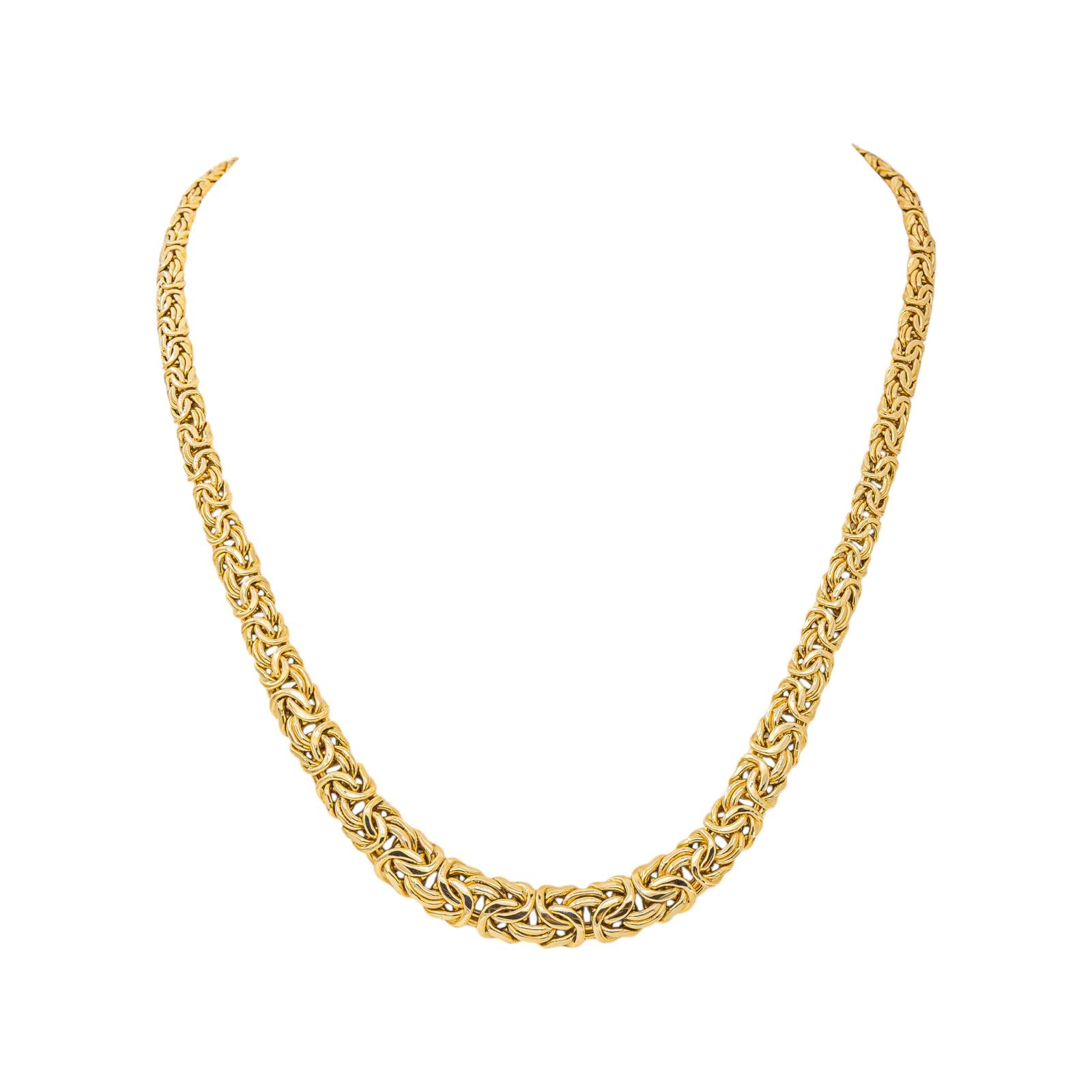 Collier Maille péruvienne Or jaune