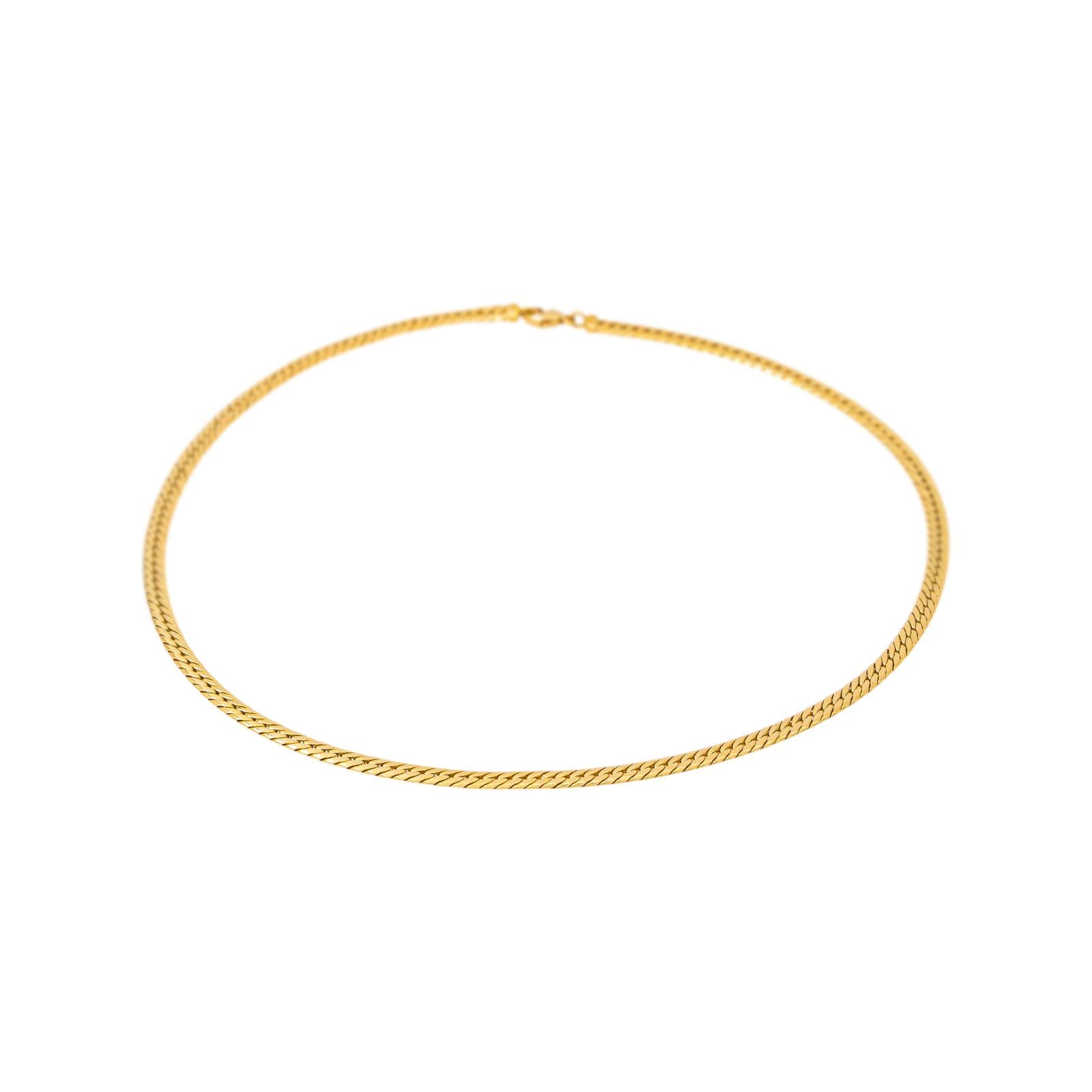 Collier Maille anglaise Or jaune