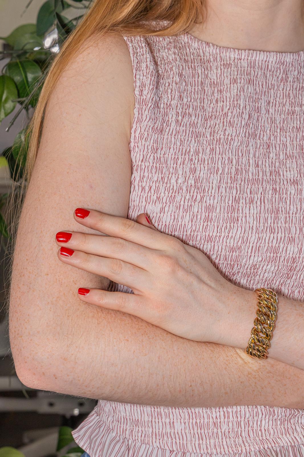 Bracelet Maille américaine Or jaune