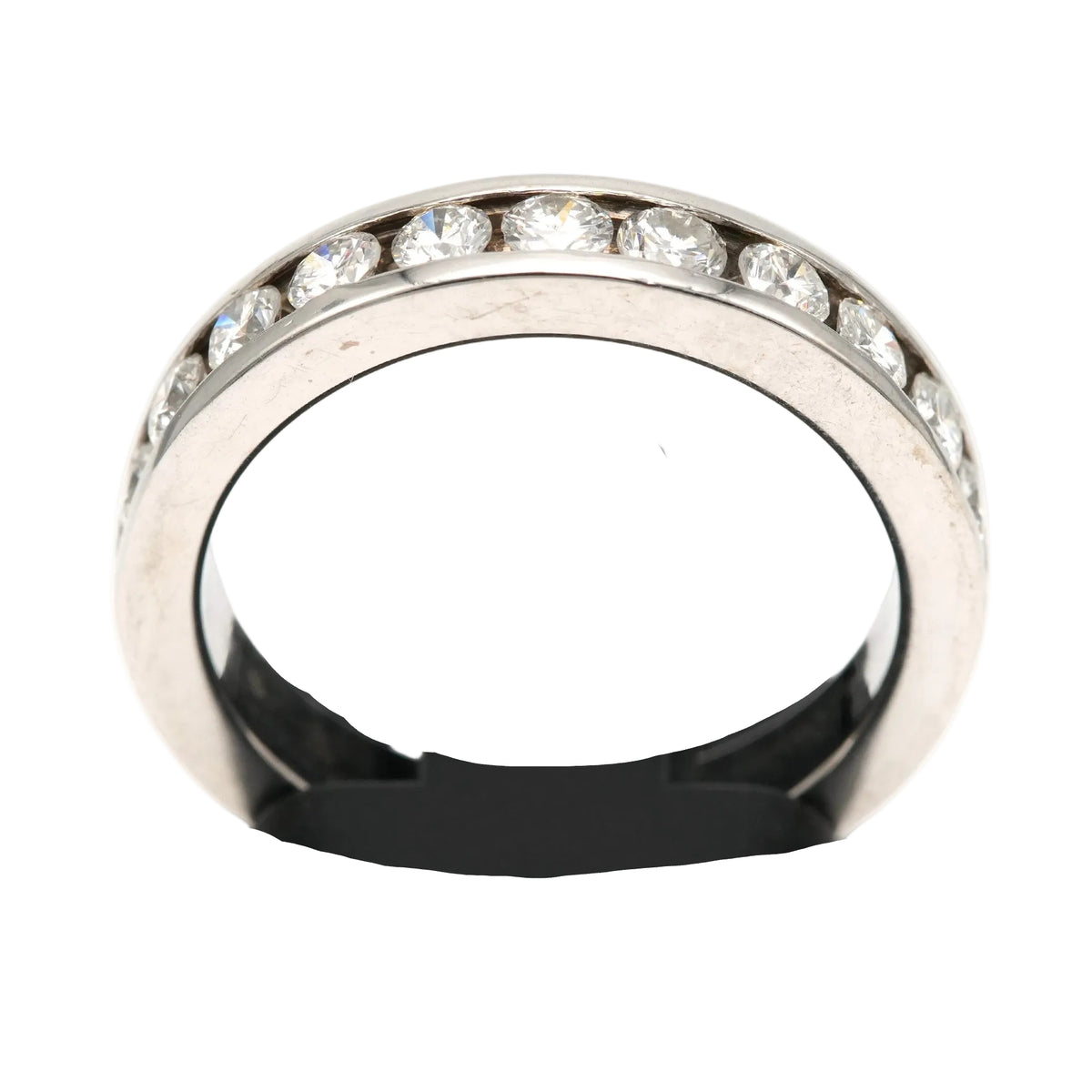Bague Alliance en or blanc et diamants