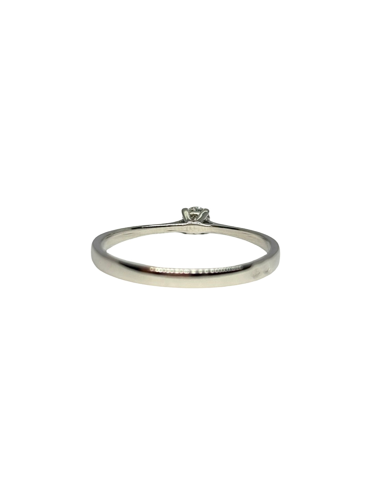 Bague Solitaire en or blanc et diamant
