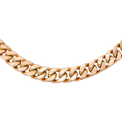 Collier maille Gourmette Or rose