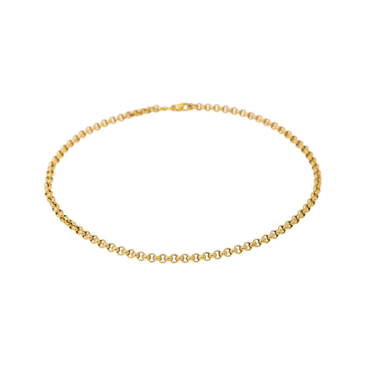 Collier Maille jaseron Or jaune