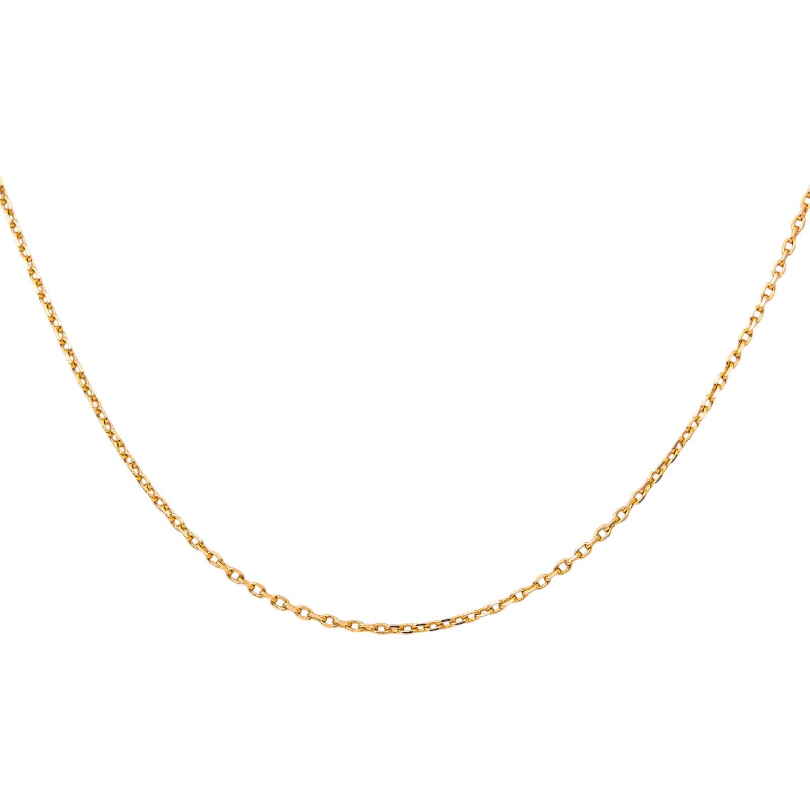 Collier Maille forçat Or rose