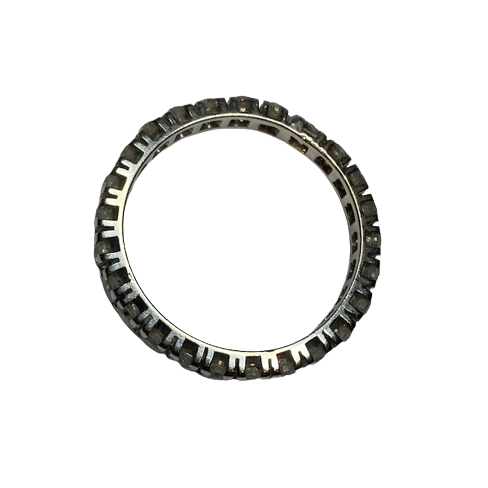 Bague Alliance en platine et diamants