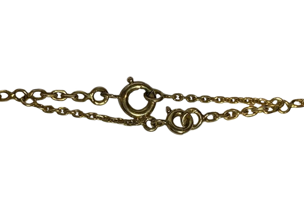 Collier Pendentif FRED "Papillon articulé" en or jaune, rubis, émeraude et diamants