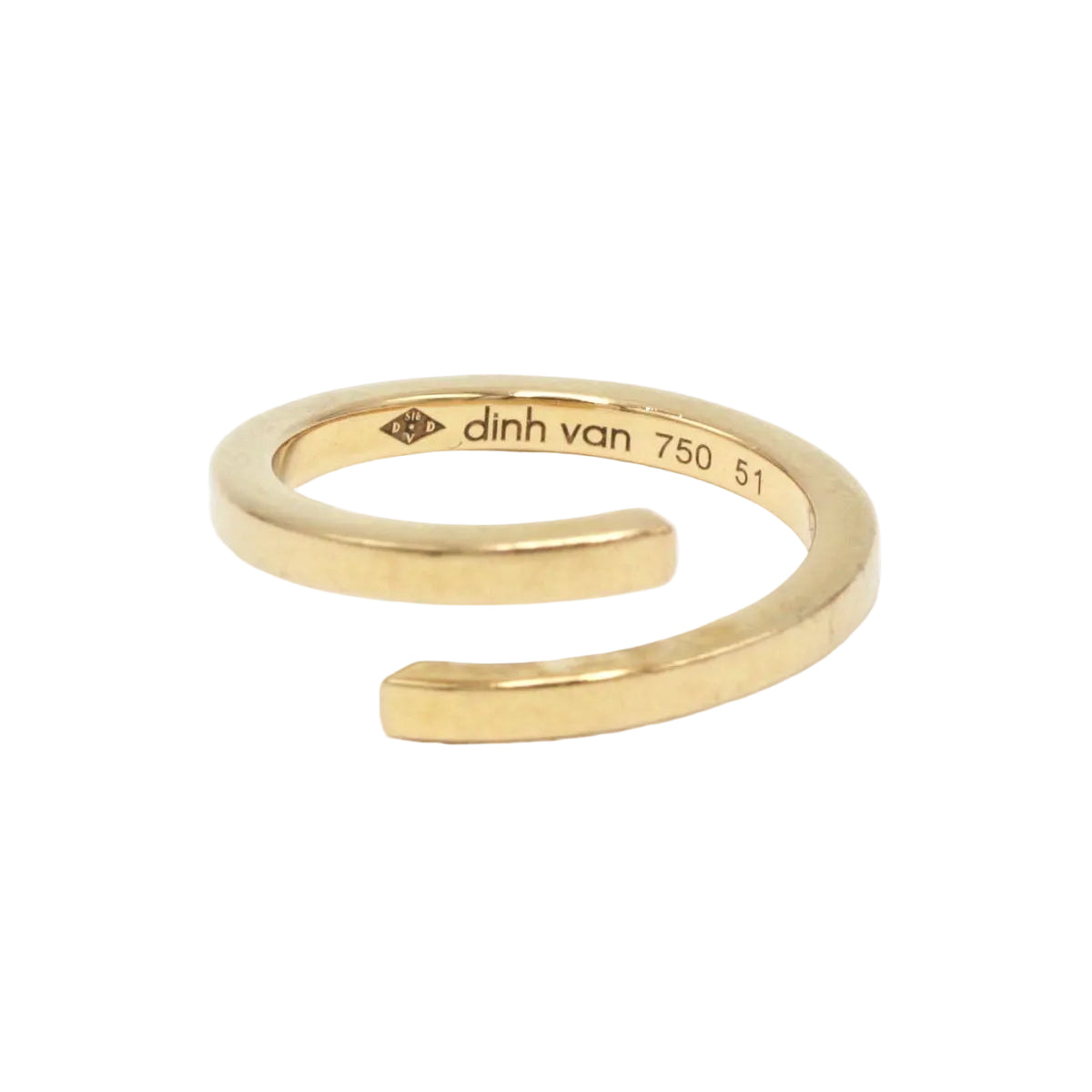 Bague DINH VAN "La Spirale" en or jaune