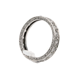 Bague Alliance en or blanc et diamants