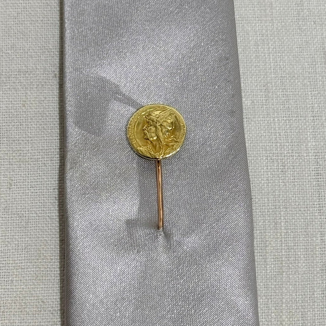Épingle à cravate RÉVILLON en or jaune et or rose