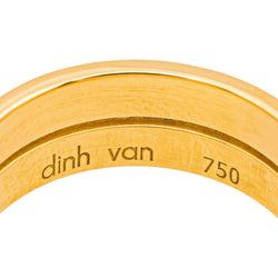 Dinh Van Bague  Jonc Seventies Or jaune
