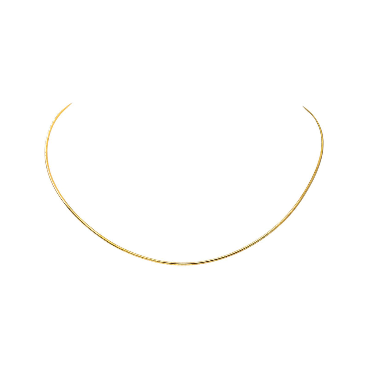 Collier Maille omega Or jaune