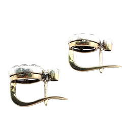 Boucles d'oreilles Dormeuses en or jaune et diamants