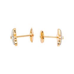 Chaumet Boucles d'oreilles Jeux de liens Or rose Diamant