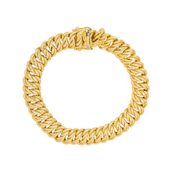 Bracelet Maille américaine Or jaune
