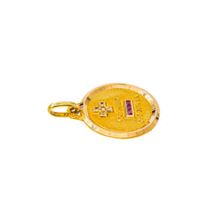 Augis Pendentif Religieux Médaille d'amour Or jaune Diamant