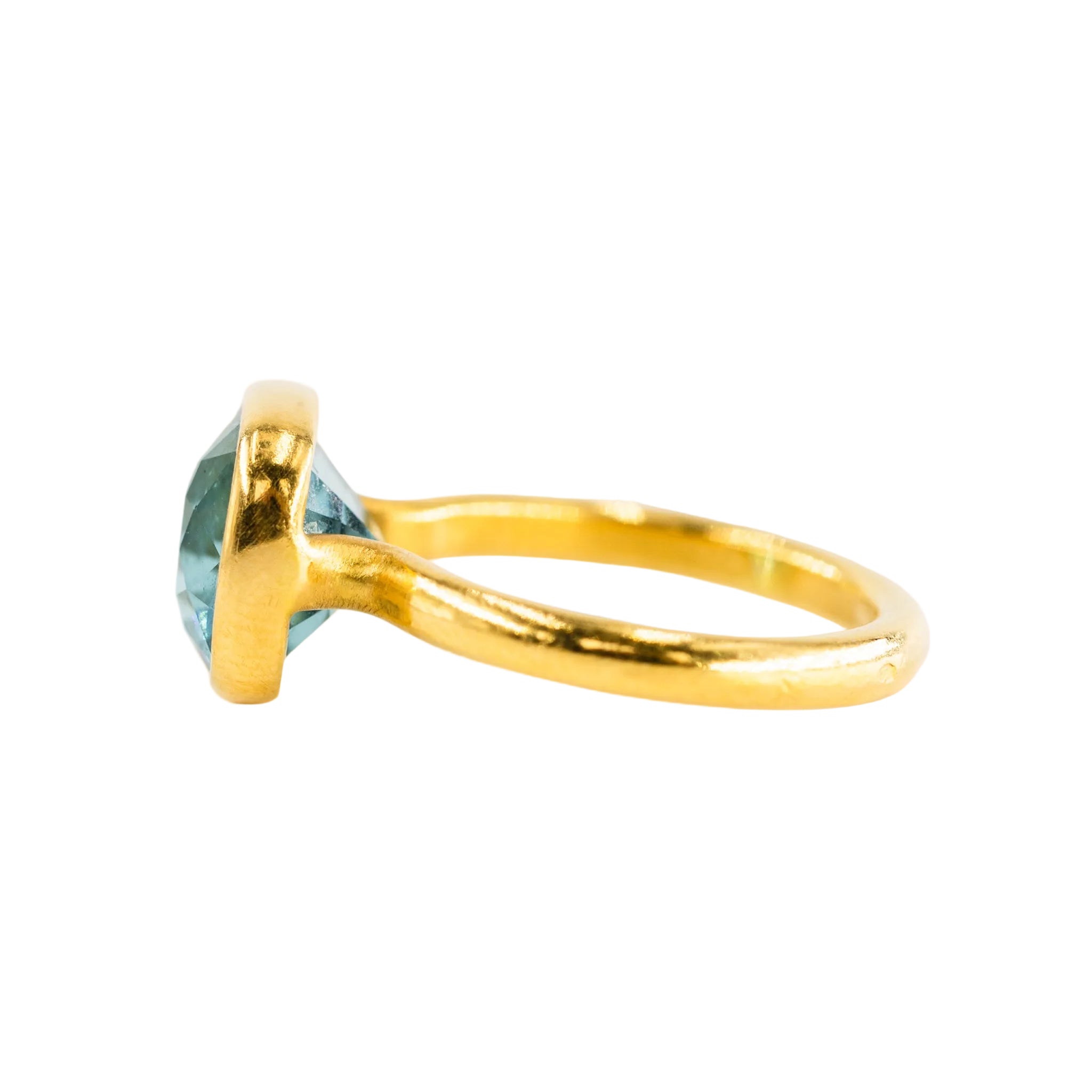 Bague Solitaire MARIE-HÉLÈNE DE TAILLAC en or jaune et tourmaline